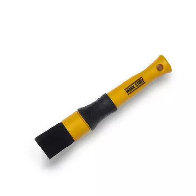 Кисть для детейлинга Work Stuff Black Ultra Grip 22мм, жесткая щетина